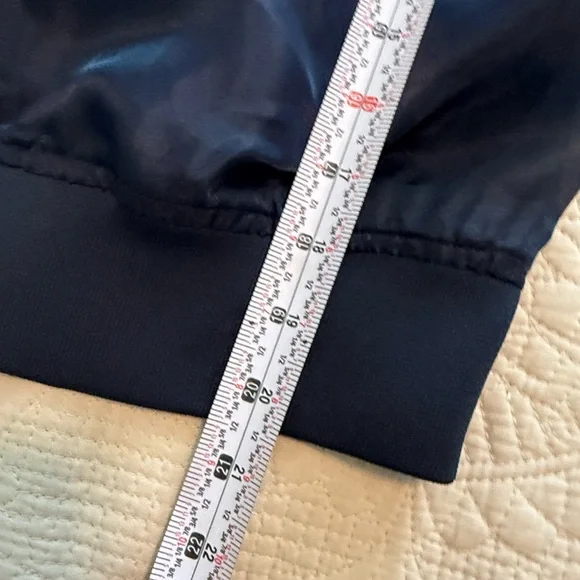 Sanctuary Evereve Skyline organza Navy Sheer Bomber Jacket - Picture 10 of 10